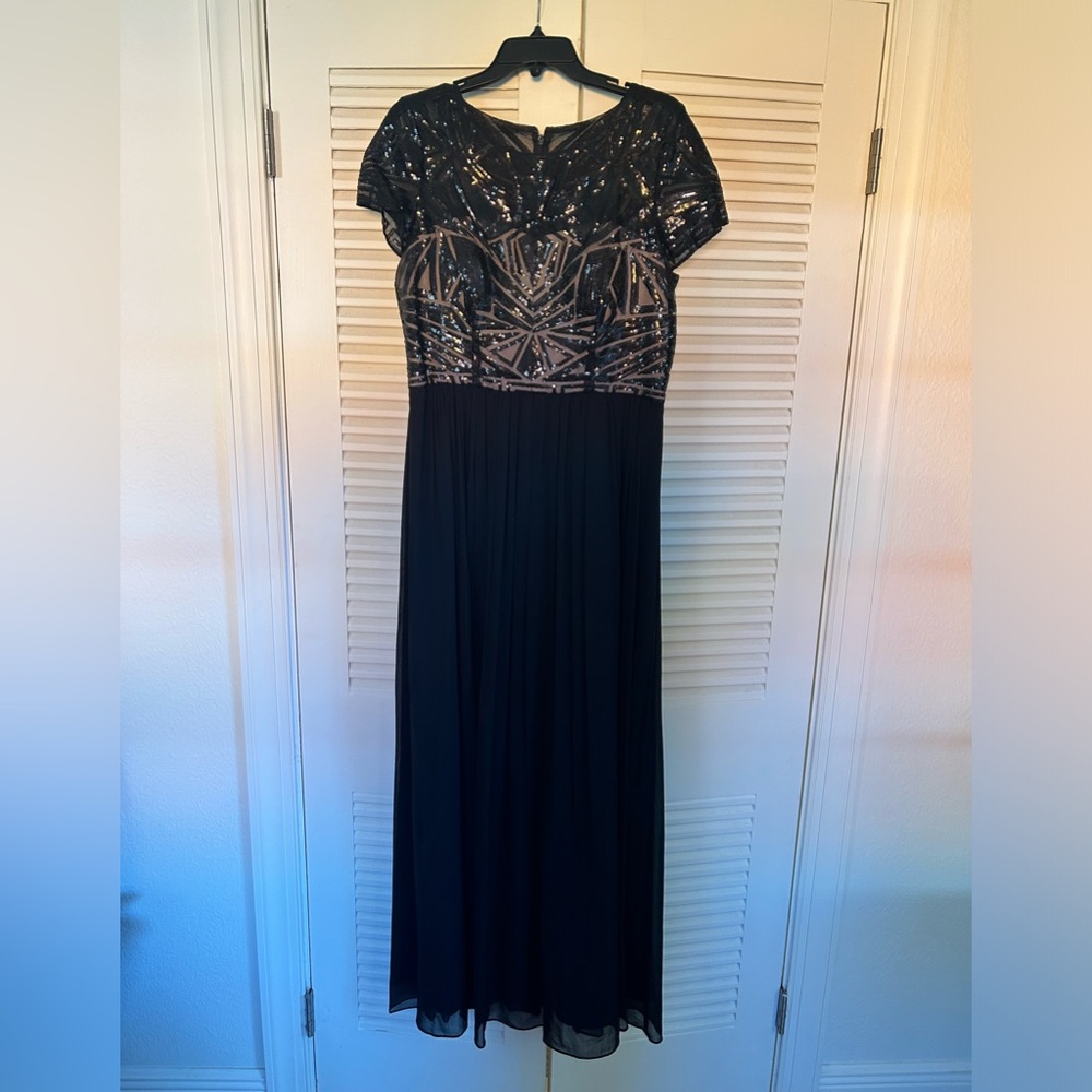 Black full length gown